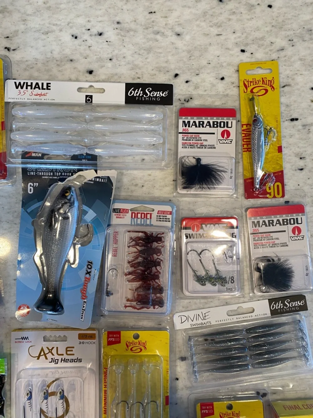 Brand New Assorted Fishing Lures and Soft Baits Bundle - Strike King, 6th Sense - Picture 4 of 7